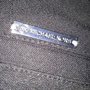 Black Michael Kors straight leg slacks